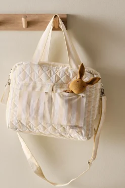 Barnsängkläder|Jotex LENI Skötväska Beige/vit