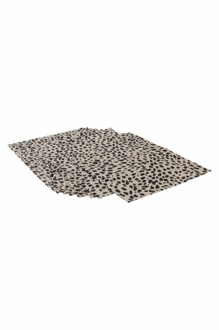 Bordstabletter|Jotex LEO Bordstablett 8-pack Beige/svart