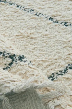 Bomulls- & Trasmattor|Jotex LESS Bomullsmatta Naturvit/svart