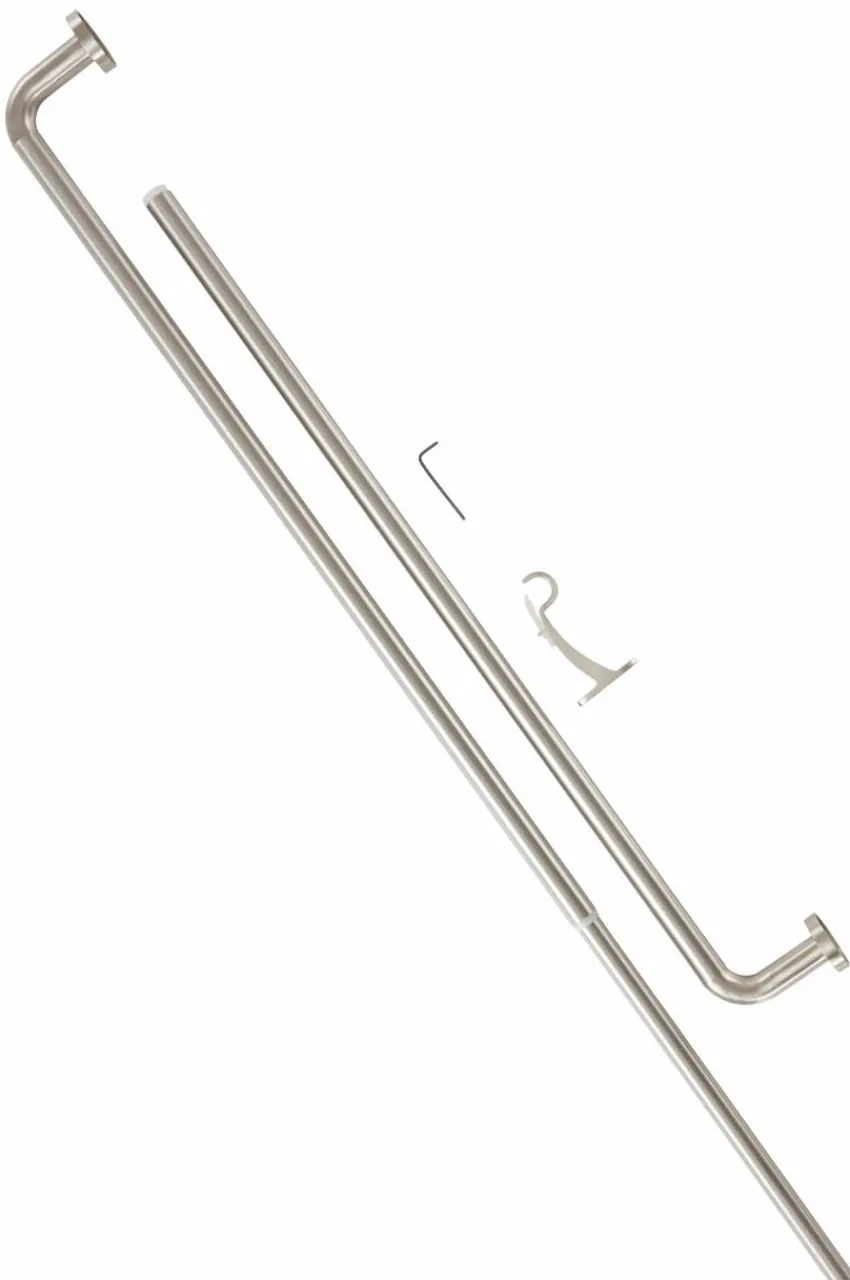 Gardinstänger|Jotex LIANA Gardinstång 120-210 Cm Silver
