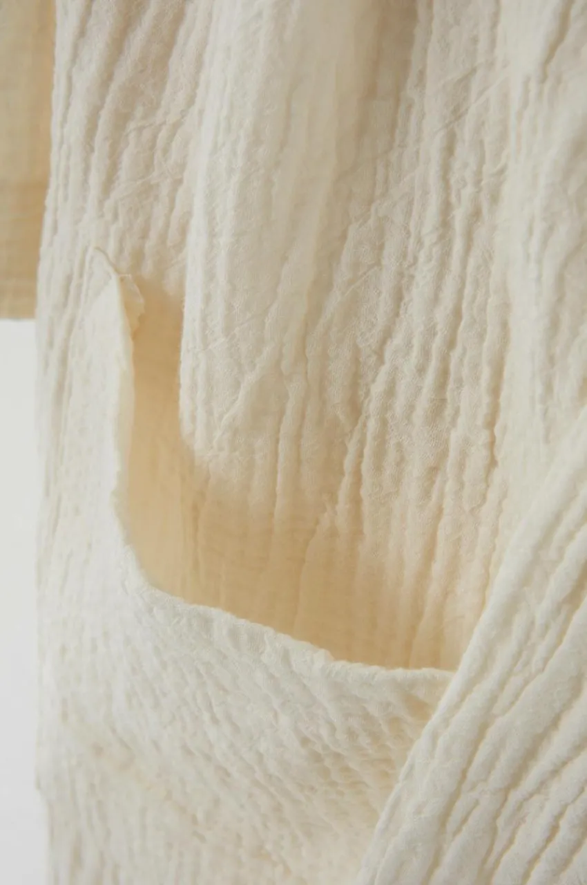 Morgonrockar|Jotex LILIA Badrock - Ekologisk Naturvit