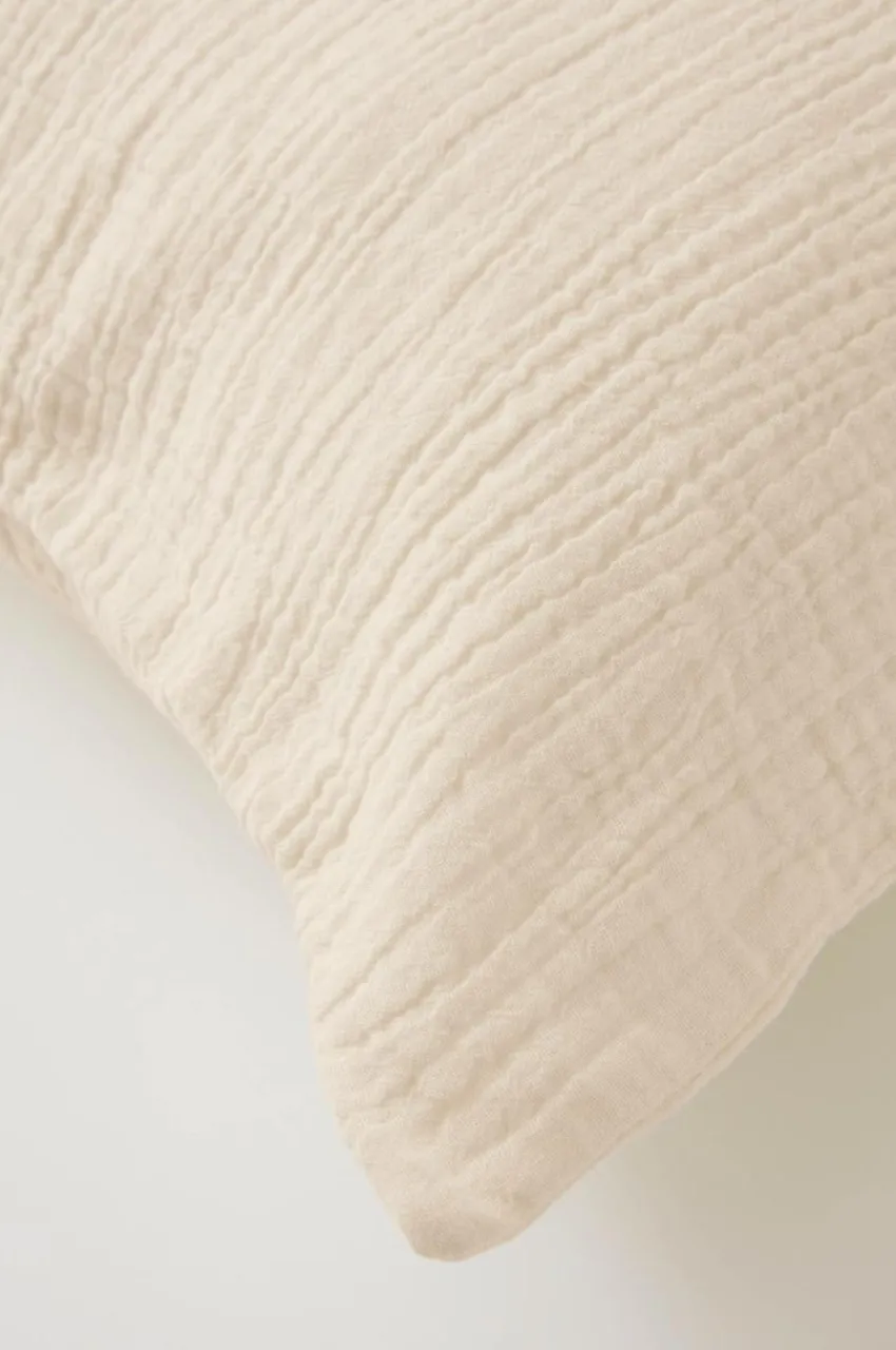 Barnsängkläder|Jotex LILIA MINI örngott 55x35 Cm - Ekologisk Linnebeige