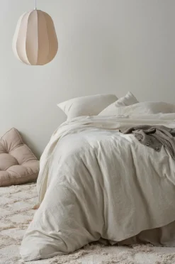 Påslakanset|Jotex LILIA Påslakanset Dubbelsäng - Ekologisk Linnebeige