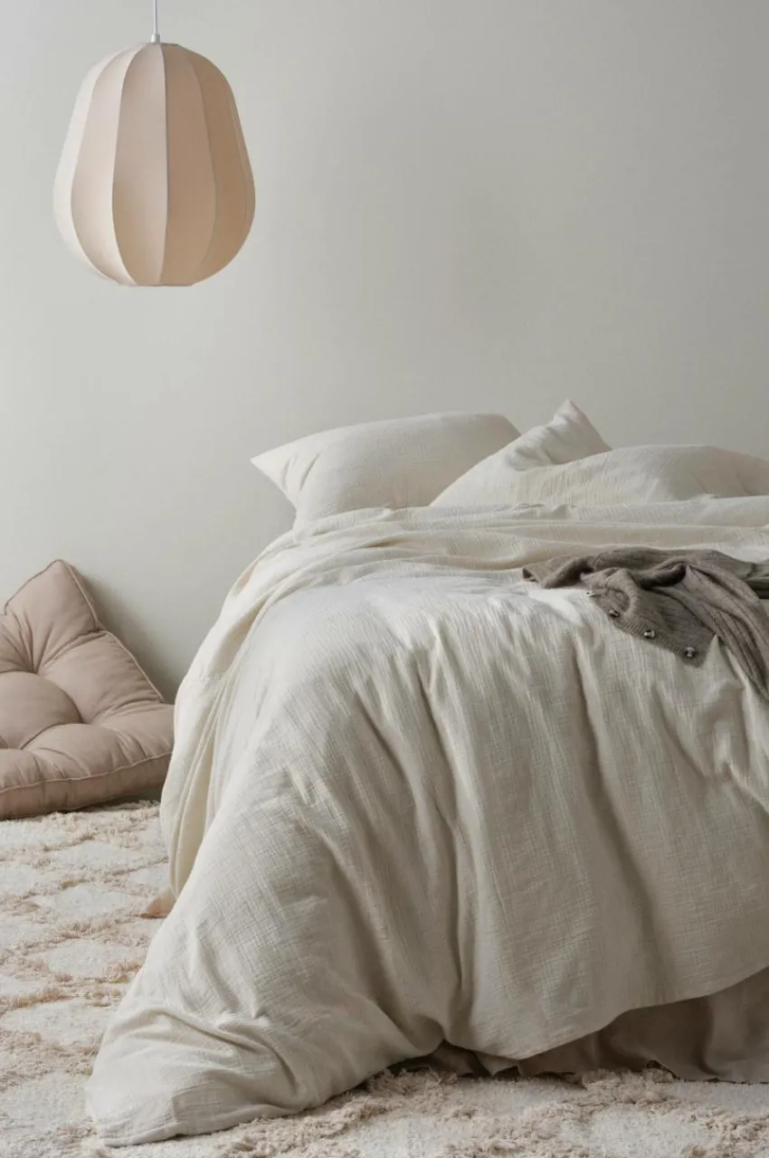 Påslakanset|Jotex LILIA Påslakanset Dubbelsäng - Ekologisk Linnebeige