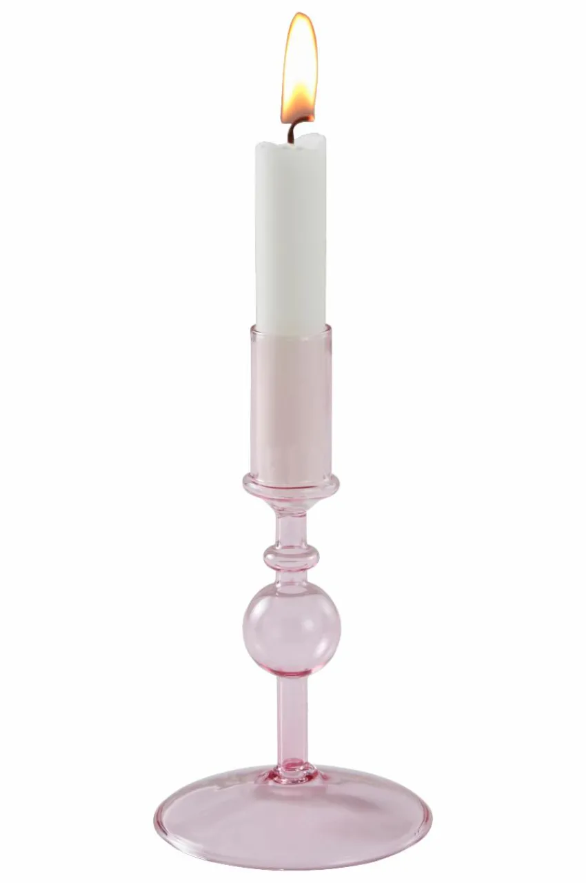 Ljusstakar|Jotex LILJA Ljusstake Ljusrosa