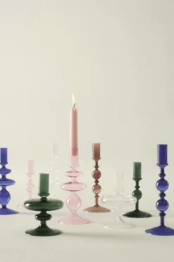 Ljusstakar|Jotex LILJA Ljusstake Ljusrosa