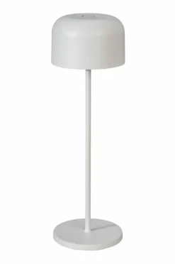 Utebelysning|Utebelysning|Jotex LILLE Bordslampa Uppladdningsbar Utomhus Vit