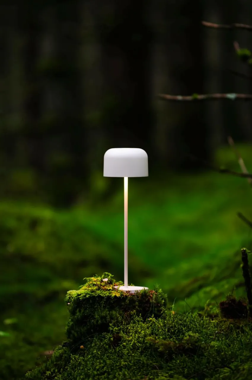 Utebelysning|Utebelysning|Jotex LILLE Bordslampa Uppladdningsbar Utomhus Vit