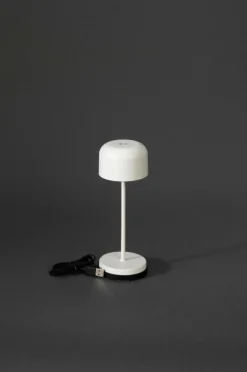 Utebelysning|Utebelysning|Jotex LILLE MINI Bordslampa Uppladdningsbar Utomhus Vit