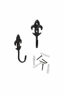 Gardintillbehör|Jotex LILY Omtagskrok 2-pack Svart