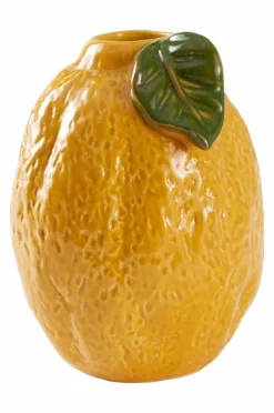 Vaser|Jotex LIMONE Vas - Höjd 19 Cm Gul/grön