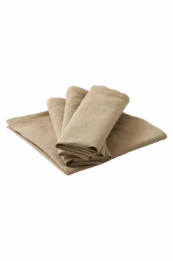 Servetter|Jotex LINA Servett Linnemix 4-pack Salviagrön
