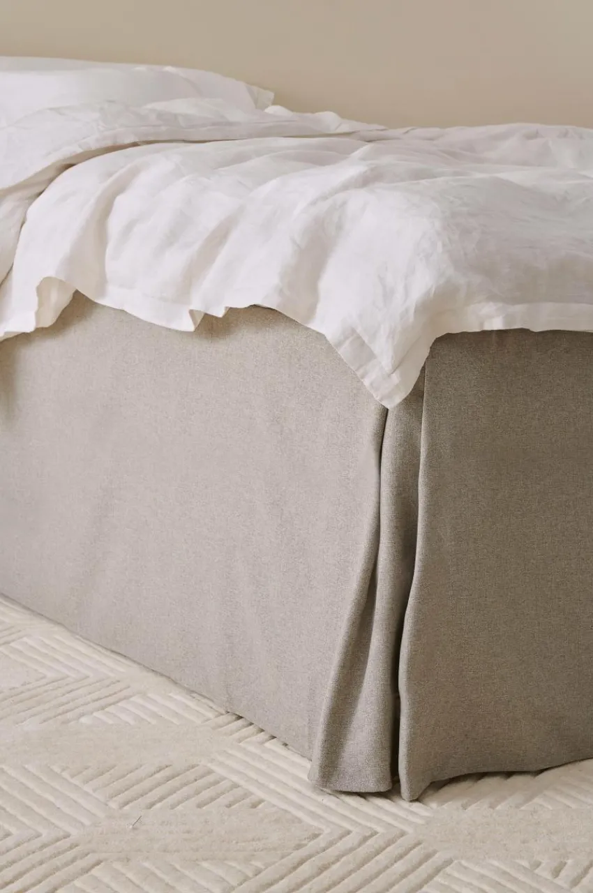 Sängkappor|Jotex LINDEN Sängkappa 60 Cm Ljusgrå