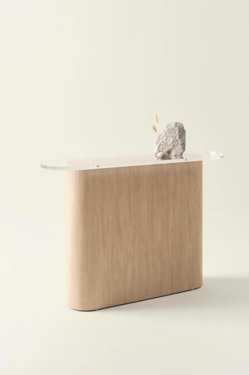 Bord|Jotex LIVI Sideboard 35x120 Cm Transparent/ask