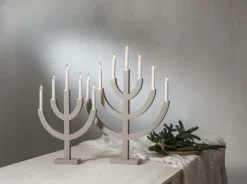 Julbelysning|Jotex Ljusstake Anno 59 Cm Grå