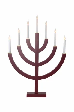 Julbelysning|Jotex Ljusstake Anno 71cm Röd