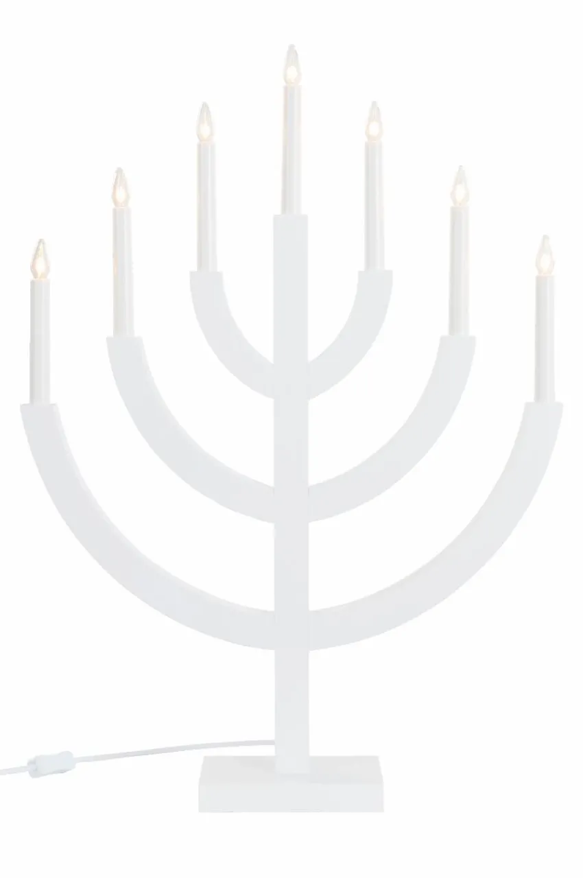 Julbelysning|Jotex Ljusstake Anno 71cm Vit