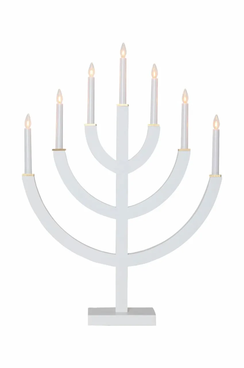 Julbelysning|Jotex Ljusstake Anno 71cm Vit