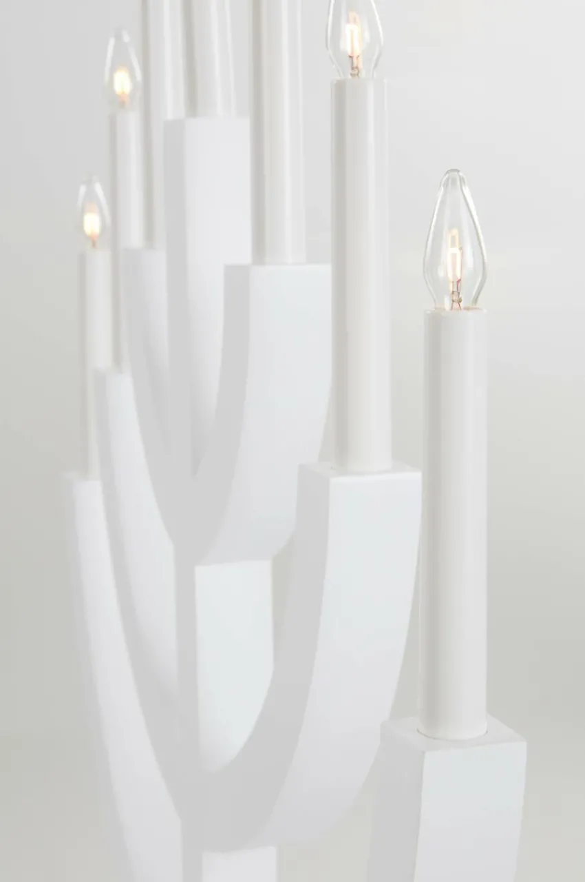 Julbelysning|Jotex Ljusstake Anno 71cm Vit