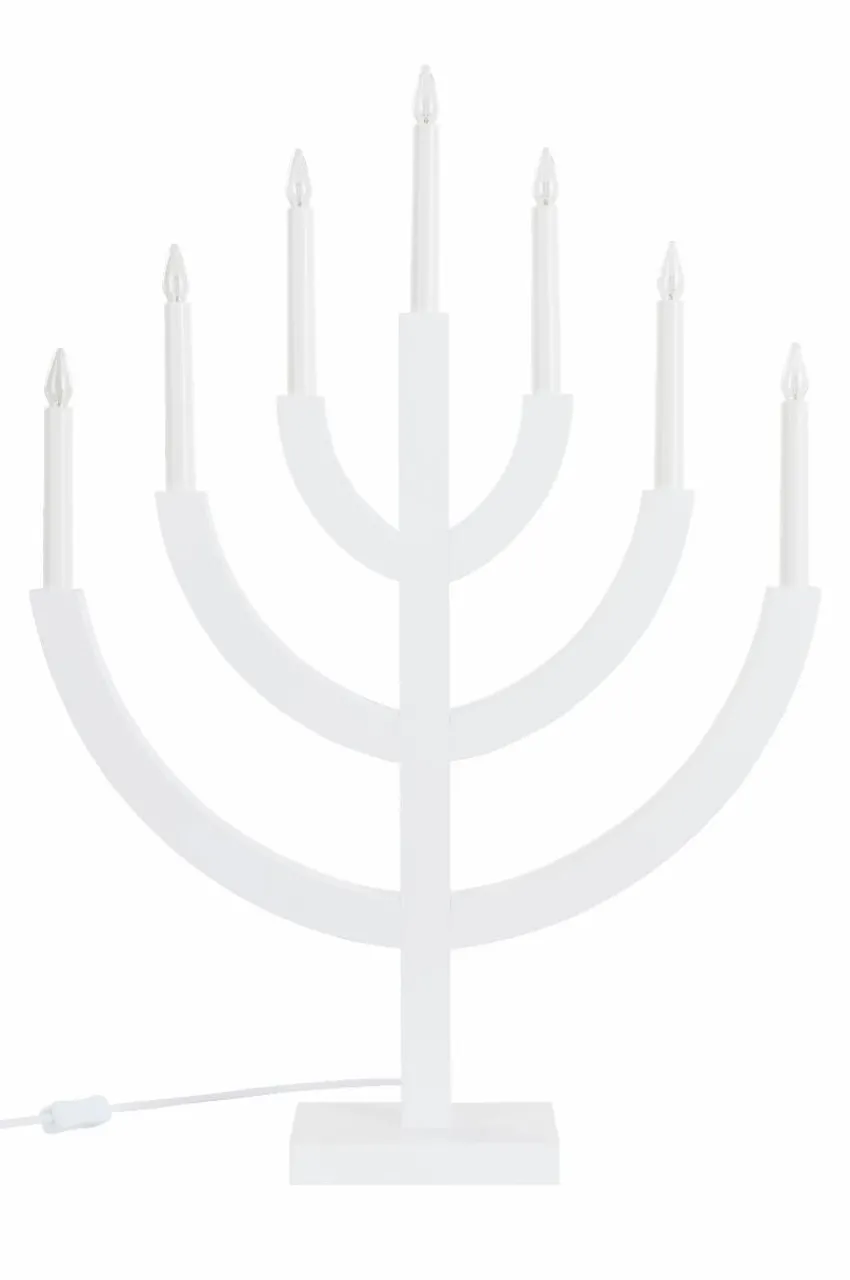 Julbelysning|Jotex Ljusstake Anno 71cm Vit