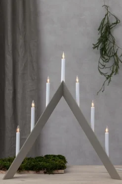 Julbelysning|Jotex Ljusstake Arrow Beige