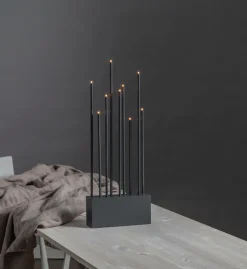 Julbelysning|Jotex Ljusstake Buzz Grey