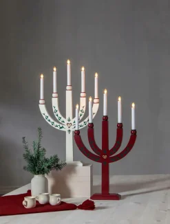 Julbelysning|Jotex Ljusstake Elias Tradition 61 Cm Röd