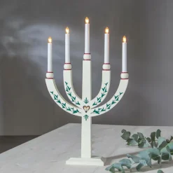 Julbelysning|Jotex Ljusstake Elias Tradition 61 Cm Vit
