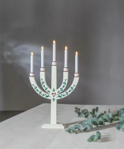 Julbelysning|Jotex Ljusstake Elias Tradition 61 Cm Vit
