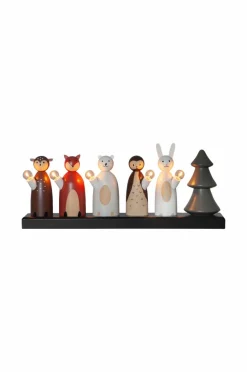 Julbelysning|Jotex Ljusstake Forest Friends 19cm Multi