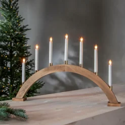 Julbelysning|Jotex Ljusstake Gillian 40cm Brun
