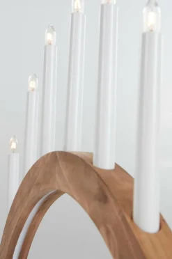Julbelysning|Jotex Ljusstake Gillian 40cm Brun