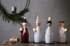 Julbelysning|Jotex Ljusstake Lucia Classic Höjd 24 Cm White
