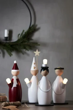 Julbelysning|Jotex Ljusstake Lucia Classic Höjd 24 Cm White