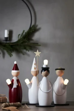 Julbelysning|Jotex Ljusstake Lucia Classic Höjd 24 Cm White