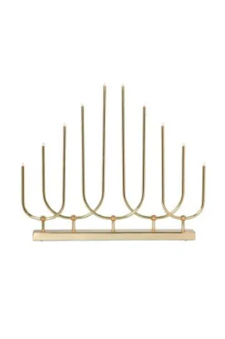 Julbelysning|Jotex Ljusstake Novum Höjd 39 Cm Mässing