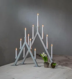 Julbelysning|Jotex Ljusstake Oliver Grey