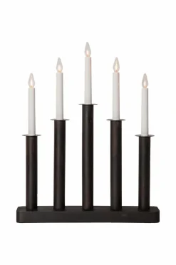 Julbelysning|Jotex Ljusstake Plate 45cm Black