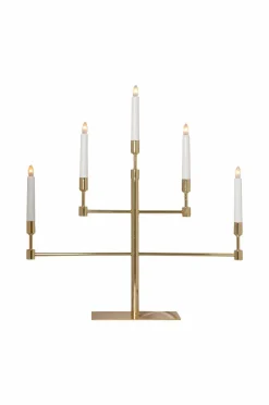 Julbelysning|Jotex Ljusstake Vide Höjd 53 Cm Brass