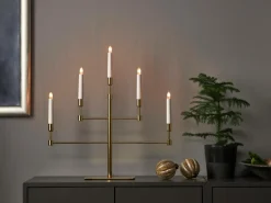 Julbelysning|Jotex Ljusstake Vide Höjd 53 Cm Brass