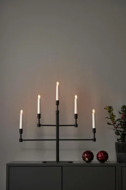 Julbelysning|Jotex Ljusstake Vide Höjd 53 Cm Black