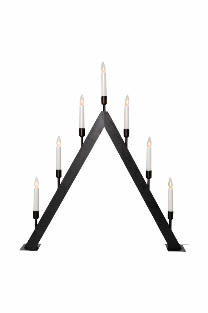 Julbelysning|Jotex Ljusstake Vind Höjd 63 Cm Black