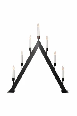Julbelysning|Jotex Ljusstake Vind Höjd 63 Cm Black