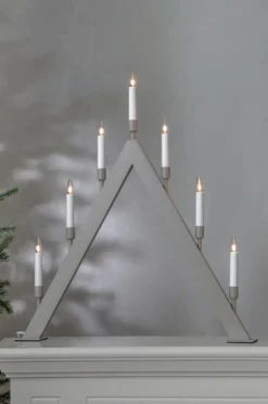 Julbelysning|Jotex Ljusstake Vind Höjd 63 Cm Beige