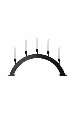 Julbelysning|Jotex Ljusstake Vind Höjd 38 Cm Black