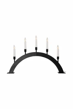 Julbelysning|Jotex Ljusstake Vind Höjd 38 Cm Black
