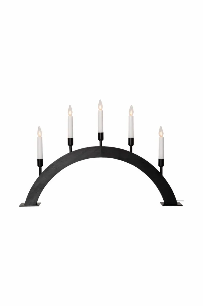 Julbelysning|Jotex Ljusstake Vind Höjd 38 Cm Black