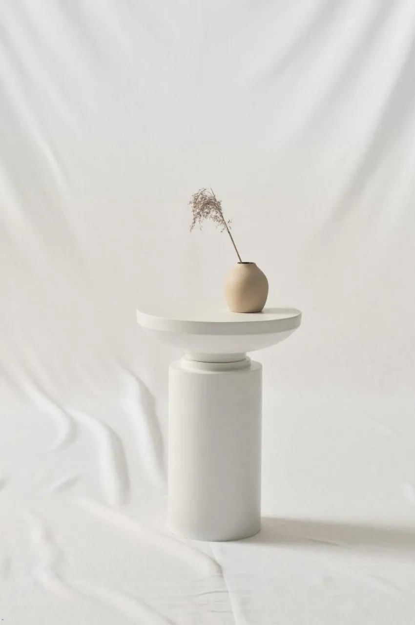 Bord|Jotex LOLISE Sidobord ø 35,5 Cm Vit
