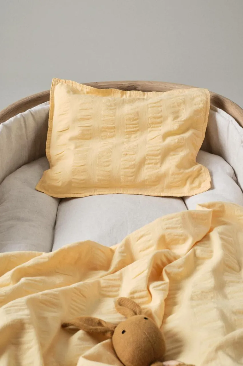Barnsängkläder|Jotex LOLO BABY örngott 35x28 Cm - Ekologisk Mangogul