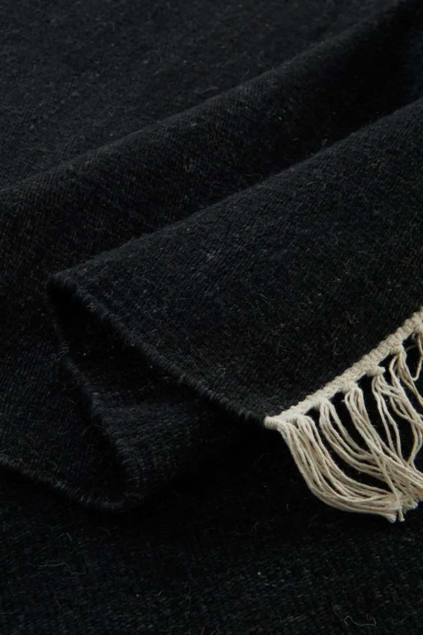 Ullmattor|Jotex LORI PLAIN Ullmatta 200x300 Cm Svart